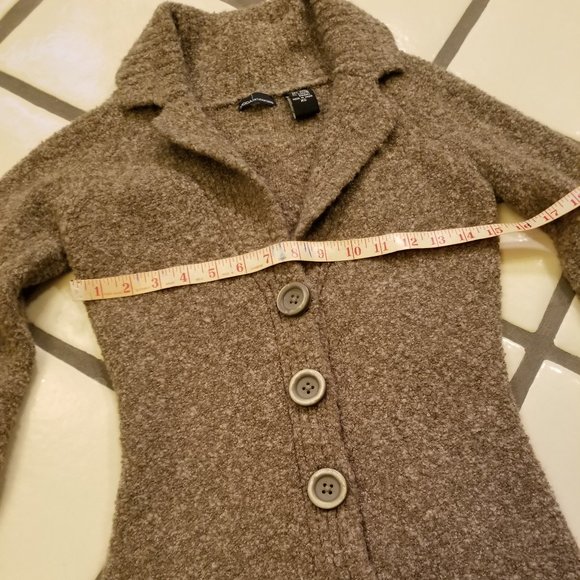 Beige/Spice Moda International Victoria's Secret Button Up Sweater - Picture 2 of 7